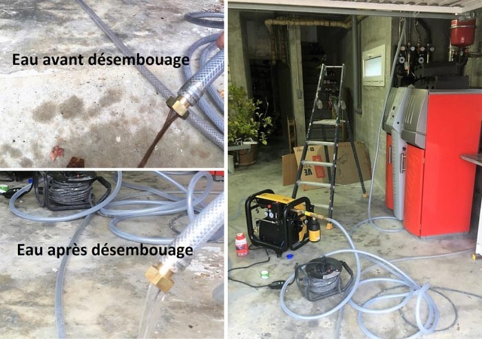 Ets PPCZ : Désembouage circuit chauffage + radiateurs