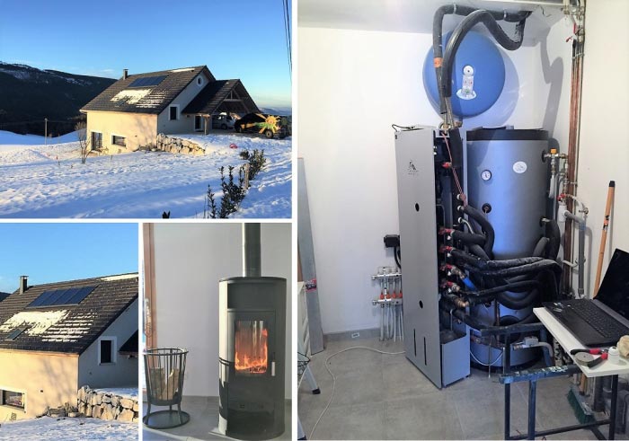 chauffage solaire (ssc) solisart appoint poêle bouilleur bûches