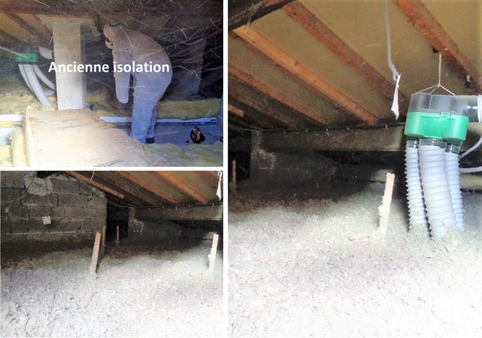 Consultez la chantier : isolation combles perdus 30 gard 84 vaucluse