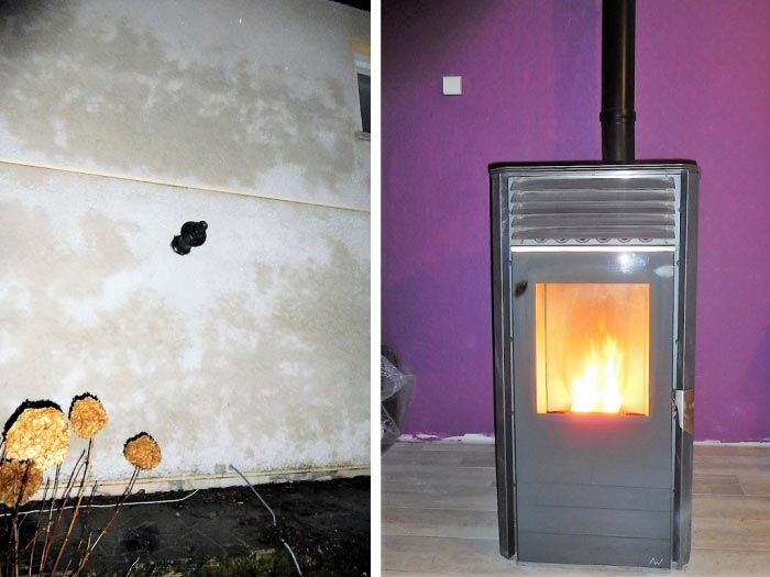 Installation chauffage au bois - Poêle à granulé AW (AlpenWood)