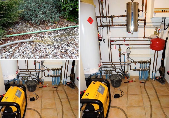 désembouage circuits plancher  30 gard 84 vaucluse