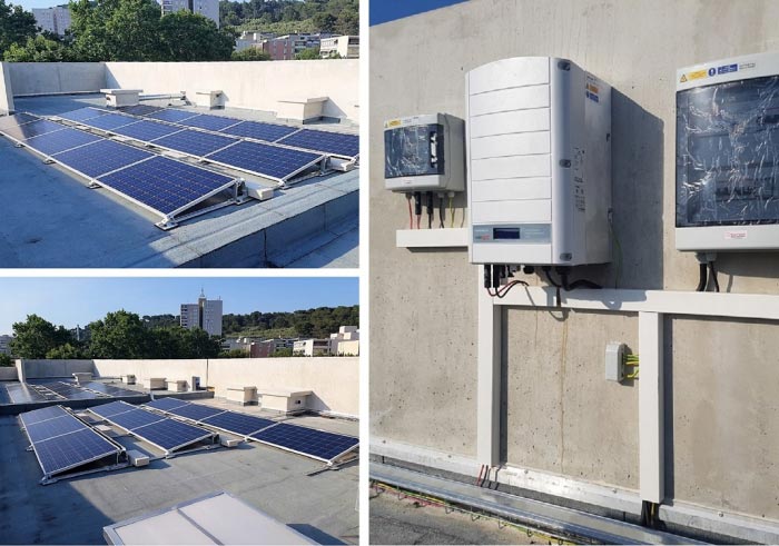 Consultez la chantier : installation photovoltaïque en autoconsommation