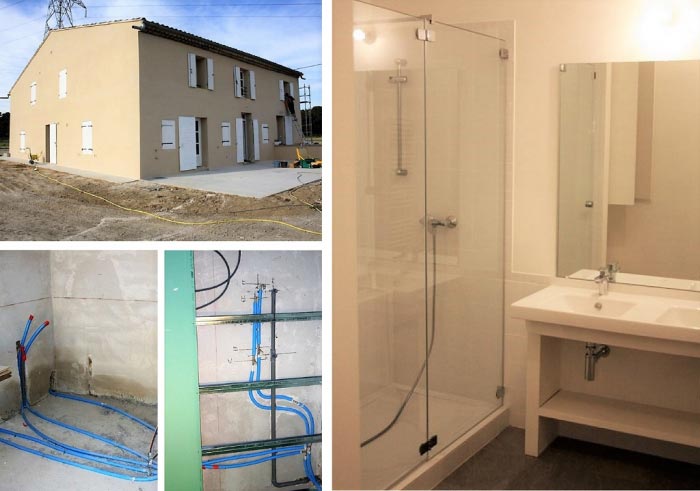 Consultez la chantier : rénovation plomberie et sanitaire à lambesc
