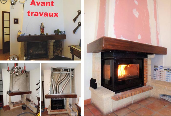 Installateur Qualibois RGE - Foyer/insert bois bûches Supra