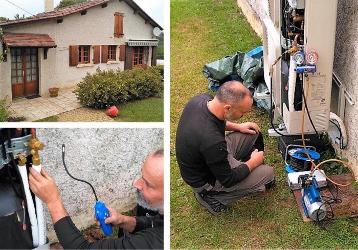 mise en service d'une pompe à chaleur toshiba