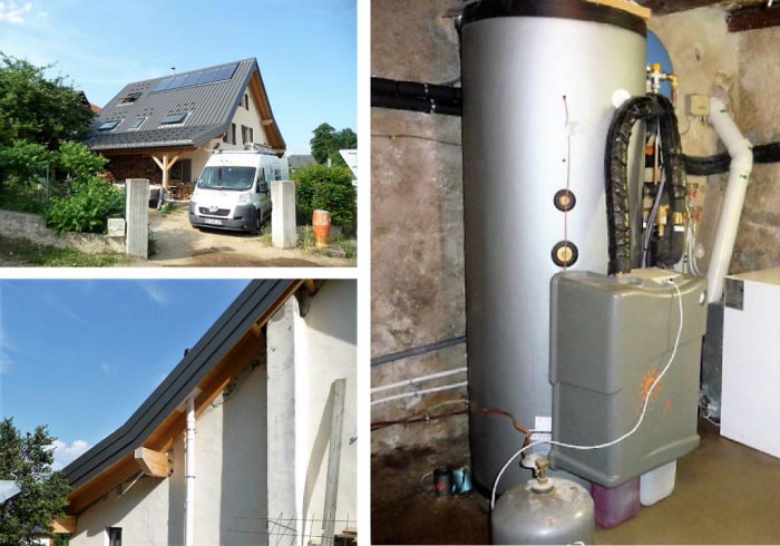 Consultez la chantier : chauffage solaire direct solisart economie fioul