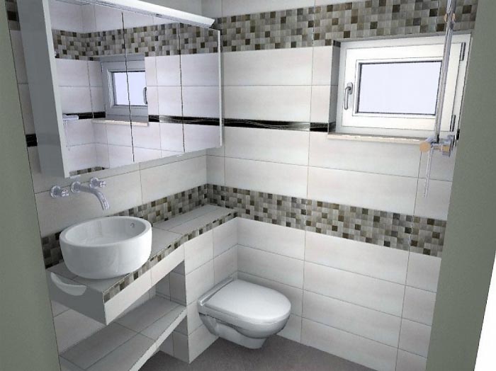 de la conception à la création, plomberie, carrelage, faïence sur une salle d'eau   