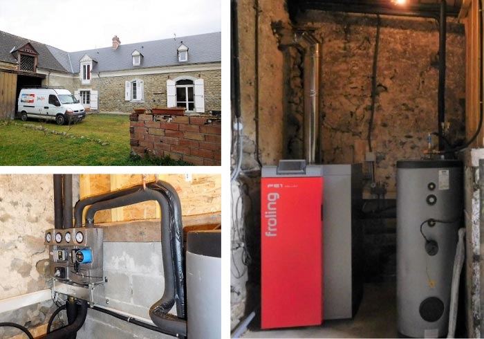 Consultez la chantier : chaudière à granulés froling - chauffage au bois - rge qualibois -hautes pyrénées