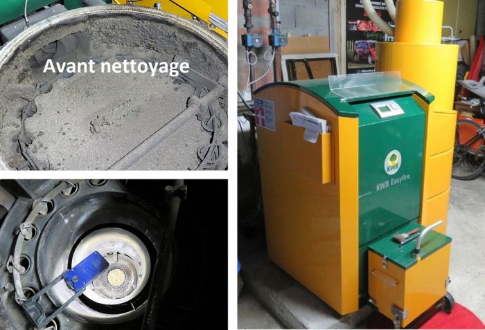 entretien chaudière à granulé de bois (pellet) kwb easyfire