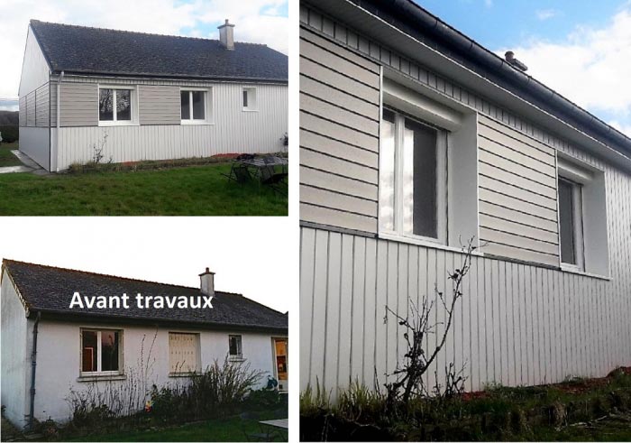Consultez la chantier : isolation thermique par l'extérieur - bardage résine - ravalement des façades - rge qualibat