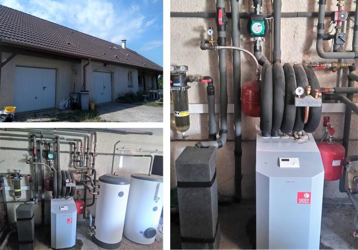 Consultez la chantier : chauffagiste - installateur qualipac rge - installation d'une pompe à chaleur stiebel eltron modèle wpf 16 à they sous monfort 88 vosges