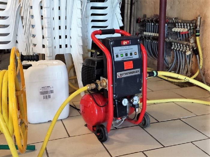 Désembouage d'un plancher chauffant-Gironde (33)