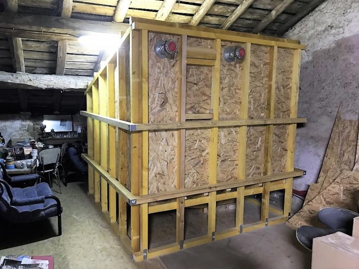 Fabrication d’un silo à granulés sur mesure pour alimenter chaudière KWB Combifire-Meuse (55)