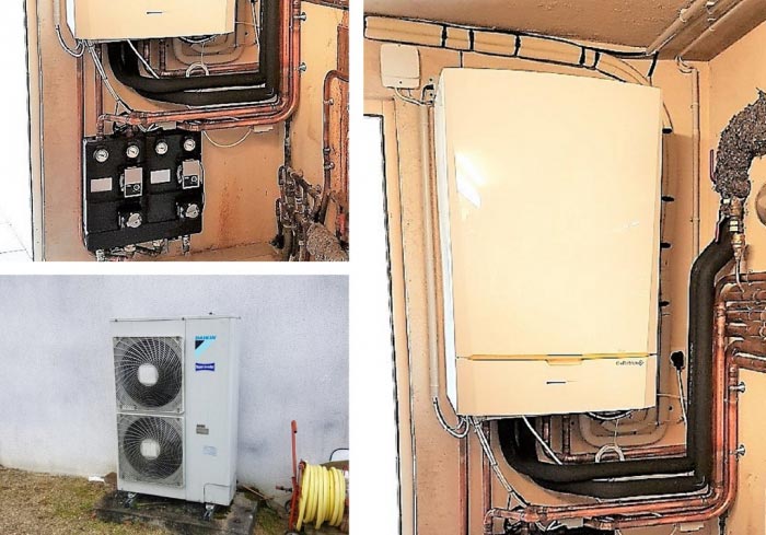 Remplacement d'une pompe à chaleur AIRMAT par une HPI DE DIETRICH