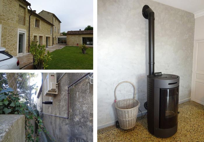 Poêle granulés de bois installé par une entreprise Qualibois RGE