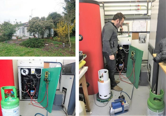 Ets Aquitaine Géothermie : Entretien dépannage sur pompe à chaleur de marque avenir énergie