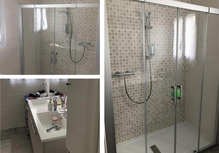 Ets PPCZ : Création Salle de bains avec grande douche