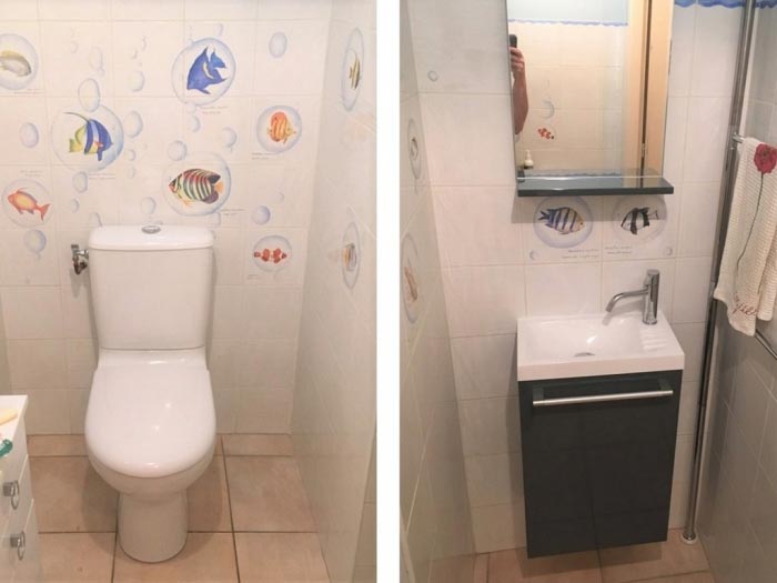 Ets PPCZ : installation WC Sanitaire avec lave-main