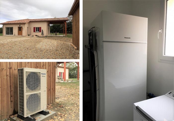 Plancher chauffant sur PAC Air/Eau PANASONIC