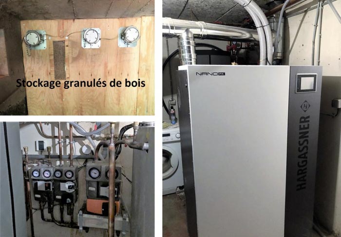 Ets PPCZ : Installation chaudière granulés automatique avec production d'eau chaude - RGE QualiBois