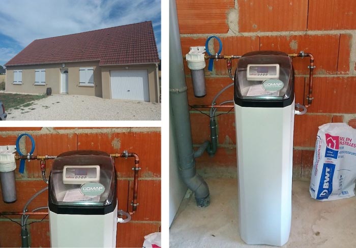 Consultez la chantier : adoucisseur d'eau monobloc 18l comap softéo