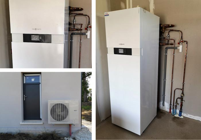 mise en service d'une pompe à chaleur viessmann