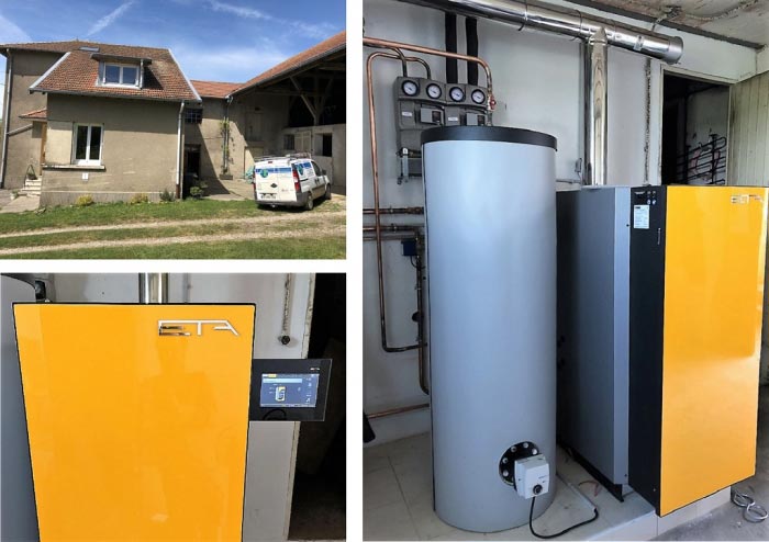 Installateur qualibois RGE installation d'une chaudiere bois SH20 ETA