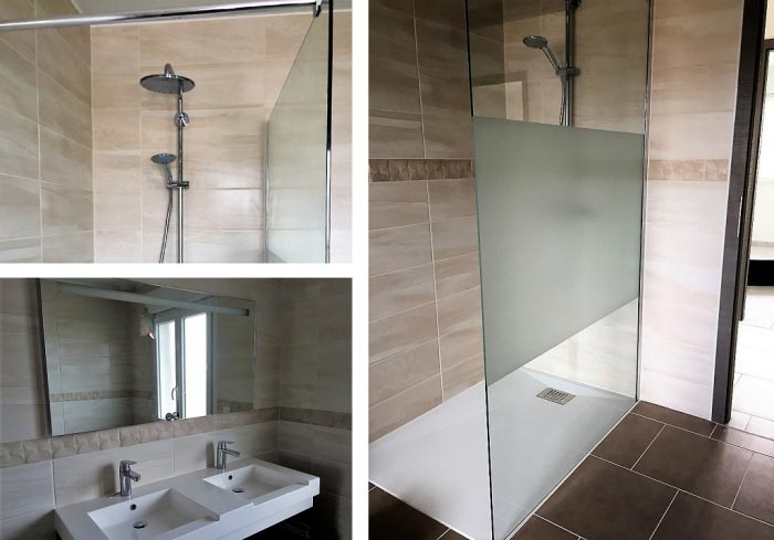 Consultez la chantier : installation d'une douche à l'italienne à 88190 golbey