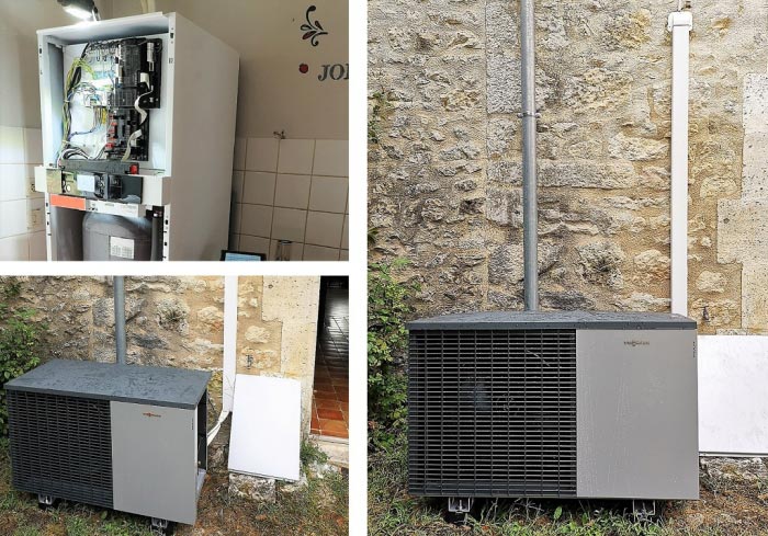 Consultez la chantier : mise en service d'une pompe à chaleur viessmann