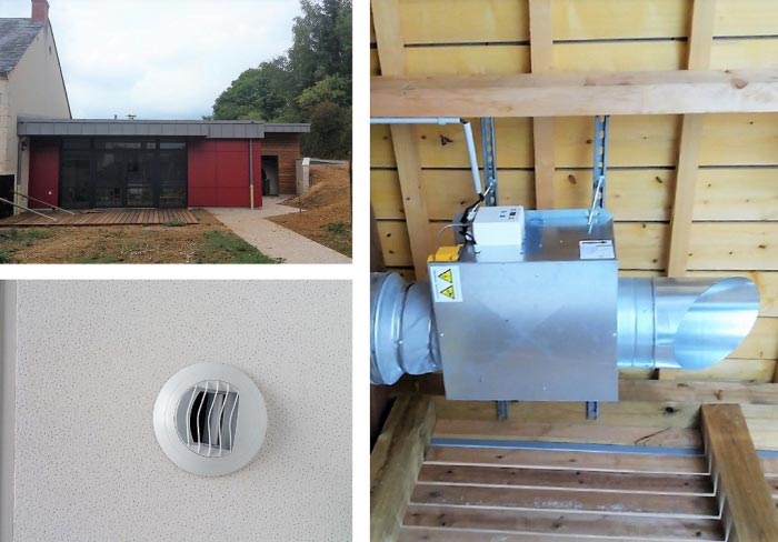 ventilation hygroréblable d'une crêche