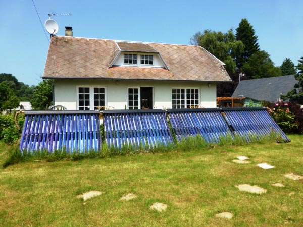 Consultez la chantier : spécialiste qualisol.  pose, maintenance, sav, réglages - panneaux solaires thermiques hauguel à la chapelle sur dun (76)