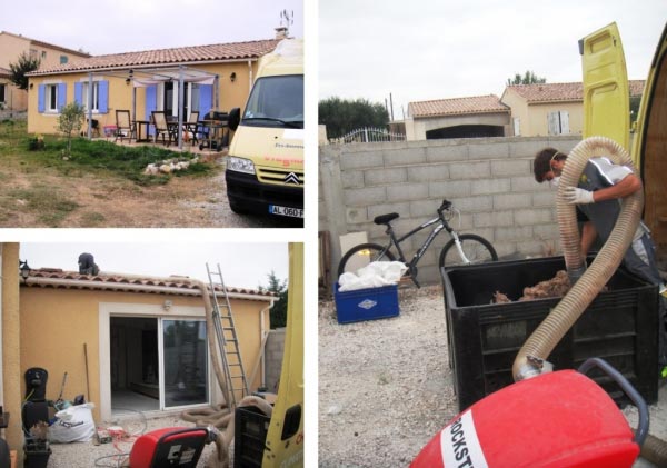 entreprise d'isolation rge 30 gard 84 vaucluse - soufflage laine de roche en combles perdus et vmc à roquemaure