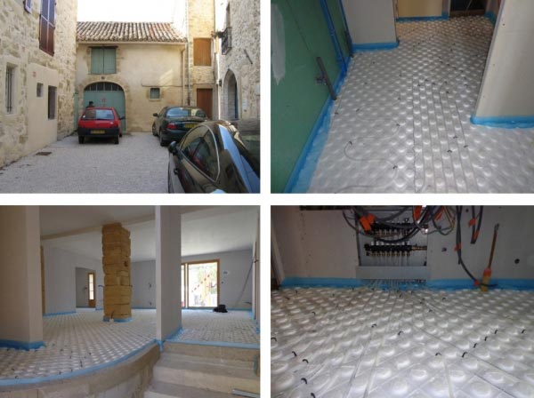 chauffagiste qualifié eco artisan rge - installation plancher chauffant à roquemaure 30 gard - 84 vaucluse