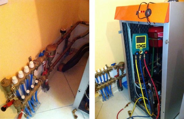 Ets Aquitaine Géothermie : Installation d'une PAC Géothermie Warmtec pour un chauffage par le sol