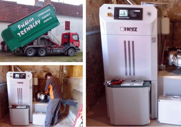 Installation Chaudière HERZ à bois déchiqueté par une entreprise certifiée RGE QualiBois