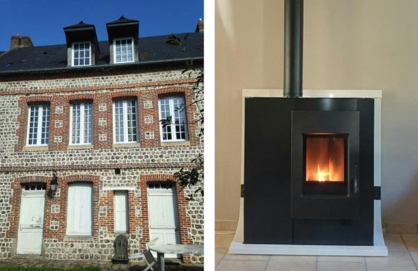 vente, installation, mise en service et réglages, ramonage, entretien - poêle à granulés edilkamin à fultot 76 560 haute normandie
