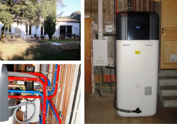 Consultez la chantier : chauffagiste rge qualigaz qualipac qualibois 30 gard et vaucluse - installation chauffage en  tri énergies  daikin à sauveterre