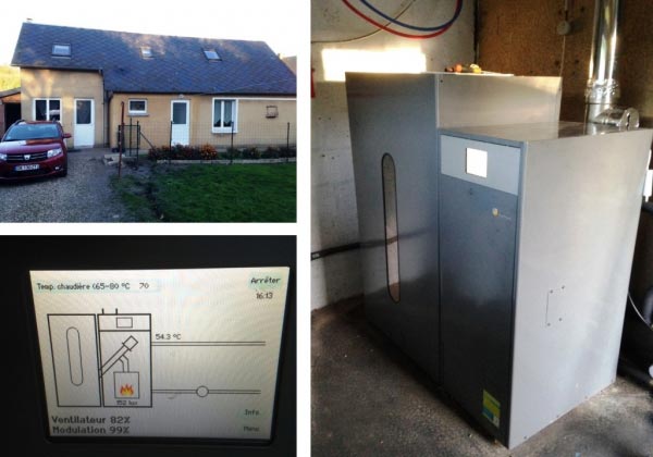 Consultez la chantier : chauffagiste spécialiste pose, diagnostic dépannage, sav, ramonage -  chaudière à granulés domusa,  hericourt en caux 76