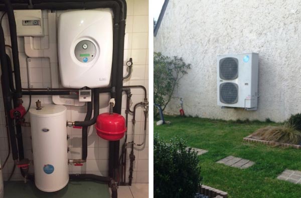 Consultez la chantier : installation pompe à chaleur ( pac ) airpac vannes 56 morbihan