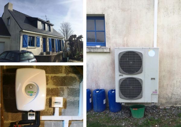 Consultez la chantier : installation pompe à chaleur ( pac ) airpac ferel 56 morbihan