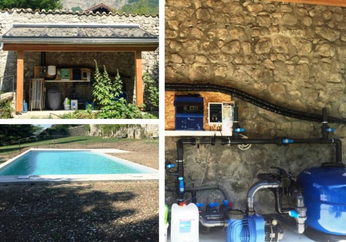réalisation d'un chauffage solaire de piscine solisart