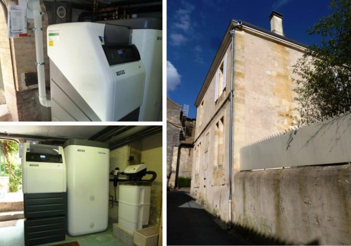 Consultez la chantier : chaudière à condensation gaz rotex à sauveterre de guyenne 33 gironde