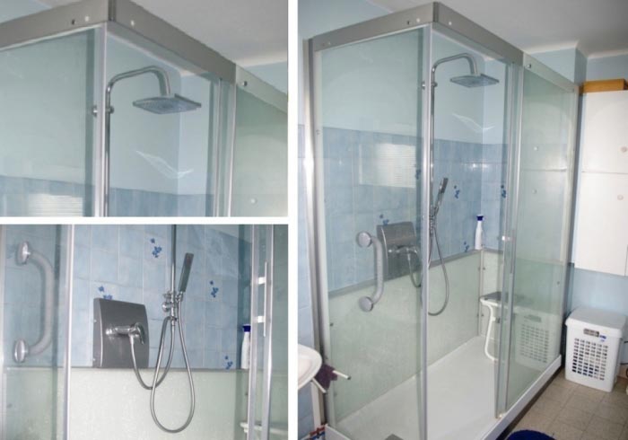 Consultez la chantier : remplacement d'une baignoire par une douche avec système kinemagic de kinedo à la tour du pin 38 isère