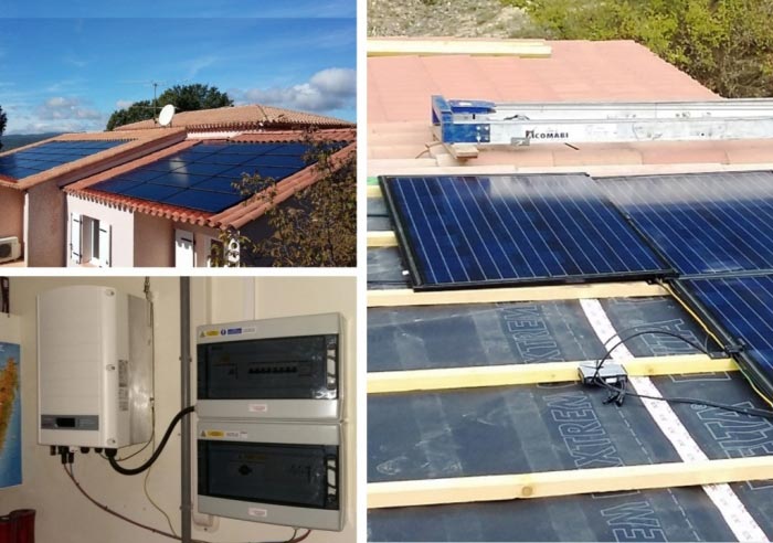 Consultez la chantier : electricité solaire photovoltaïque solrif