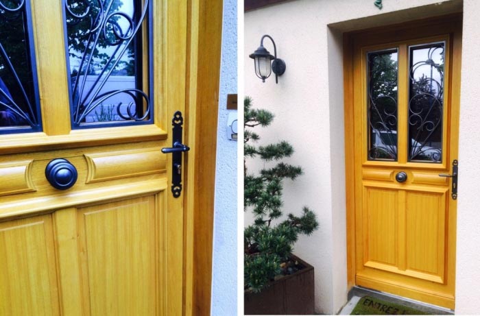 Porte d'entrée Bois, BEL'M - à Rennes 35 Ille-et-Vilaine - Région Bretagne