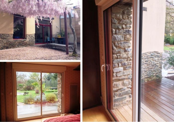 Consultez la chantier : fenetres et portes-fenetres alu - interieur et exterieur rouge pourpre ral 3004 - region bretagne