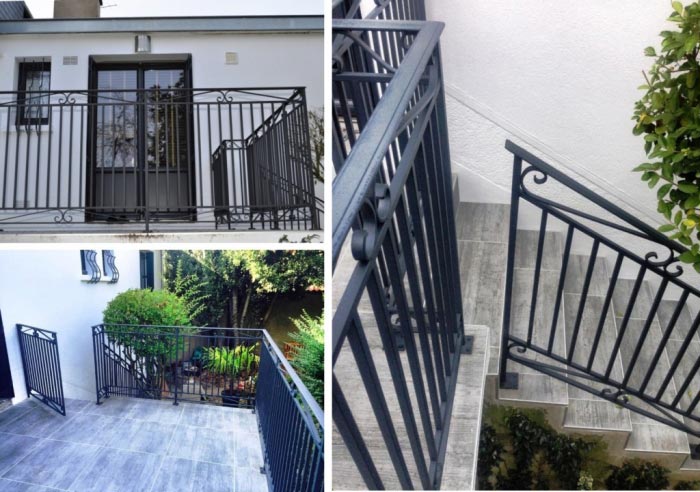 garde-corps de terrasse à rennes - région bretagne
