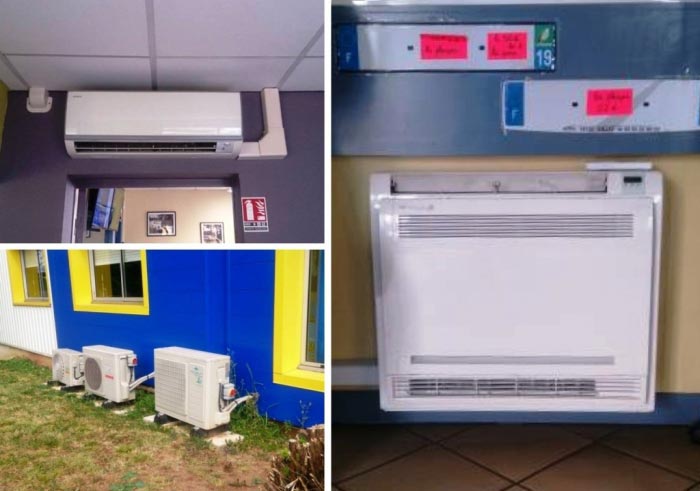 Consultez la chantier : climatisation réversible (pac air/air) de marque kaysun à objat 19 corrèze région limousin