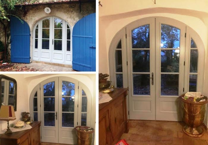 porte d'entrée sur-mesure en bois bel'm - à tornac 35 ille-et-vilaine - région bretagne