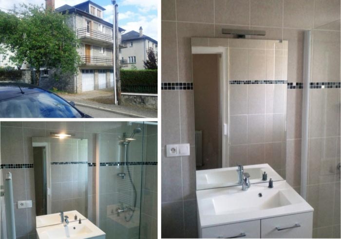 Consultez la chantier : salle de bain région limousin
